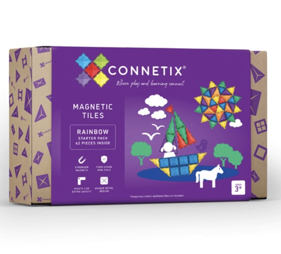 Toys & Activites Connetix | 62 Piece Starter Pack