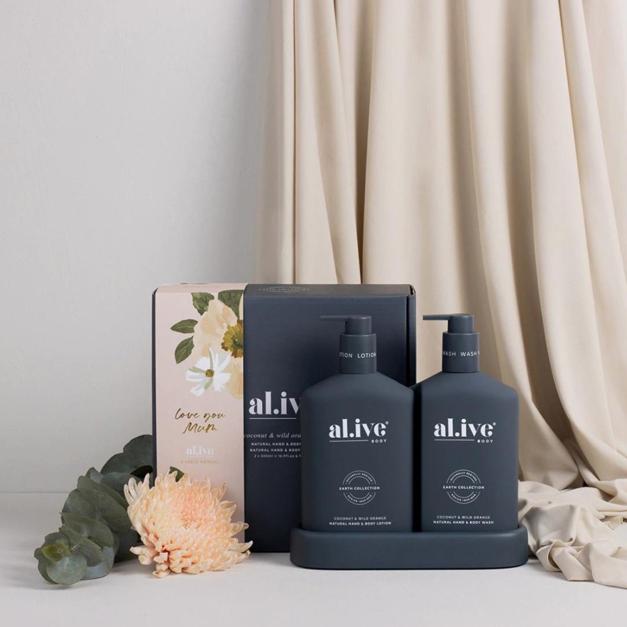 For Mums & Dads al.ive body | Wash & Lotion Duo - Coconut & Wild Orange