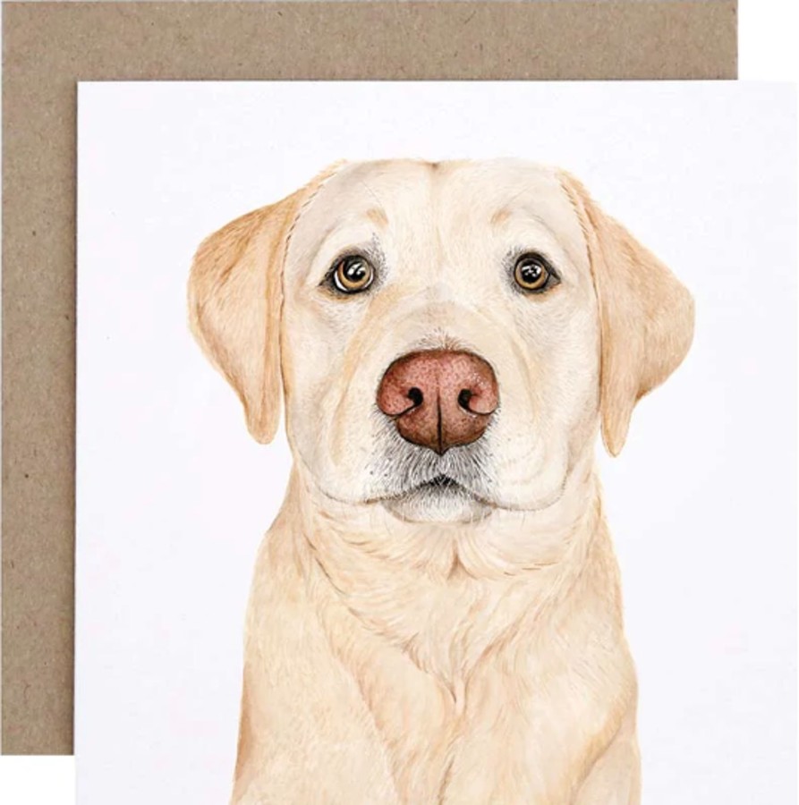 For Mums & Dads For Me By Dee | Ollie The Labrador Greeting Card