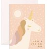 For Mums & Dads Fox & Fallow | Have A Magical Day Unicorn Greeting Card