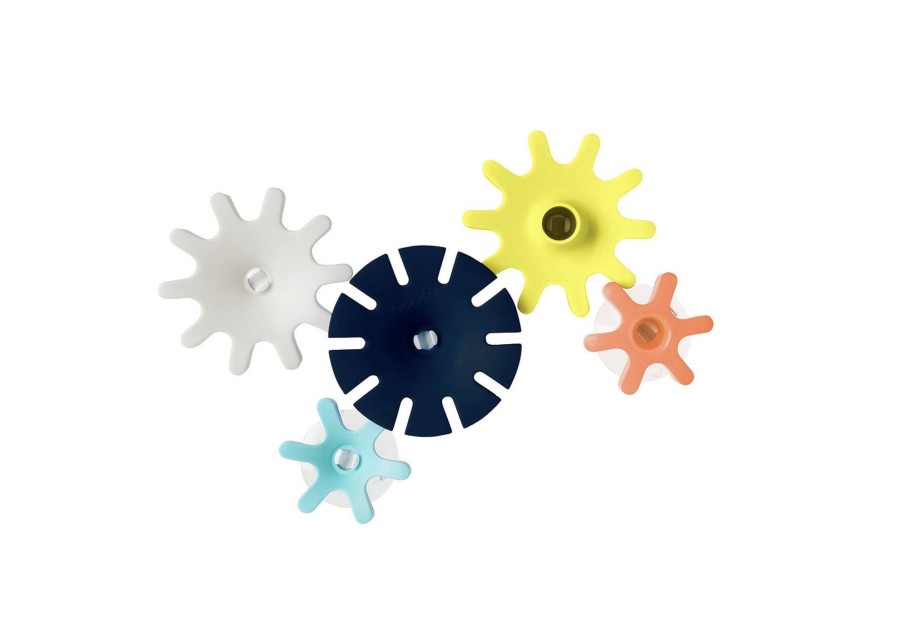 Toys & Activites Boon | Water Cogs; Navy & Yellow