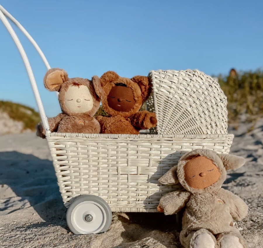 Toys & Activites Olli Ella | Rattan Strolley Chalk - Olli Ella