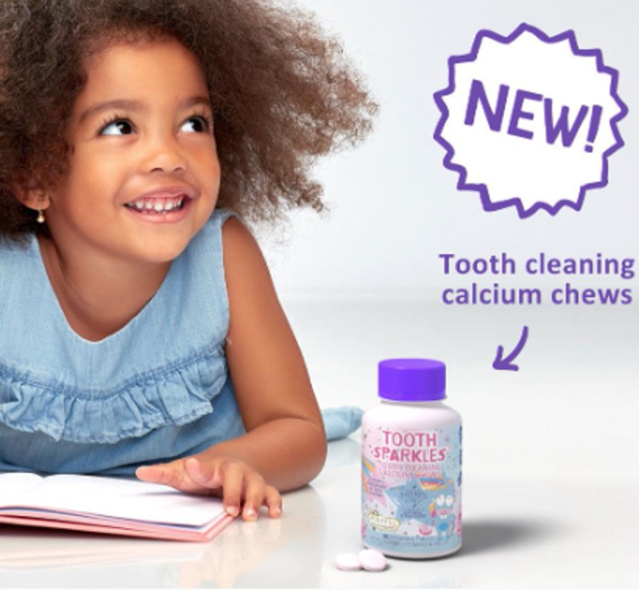 Baby, Kids & Teens Jack N Jill | Tooth Sparkles Calcium Chews - Strawberry