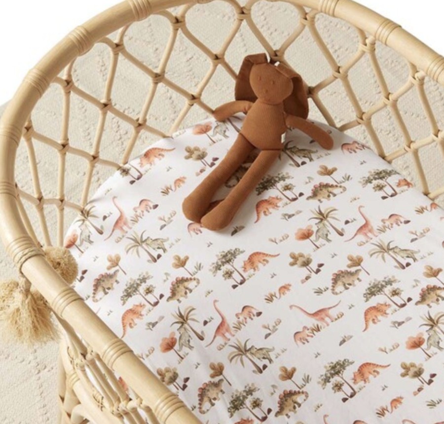 Baby, Kids & Teens Snuggle Hunny Kids | Bassinet Sheet / Change Pad Cover; Dino - Snuggle Hunny Kids