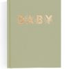 For Mums & Dads Fox & Fallow | Mini Baby Book - Sage