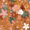 For Mums & Dads Fox & Fallow | Bohemia Tumeric Florals Greeting Card