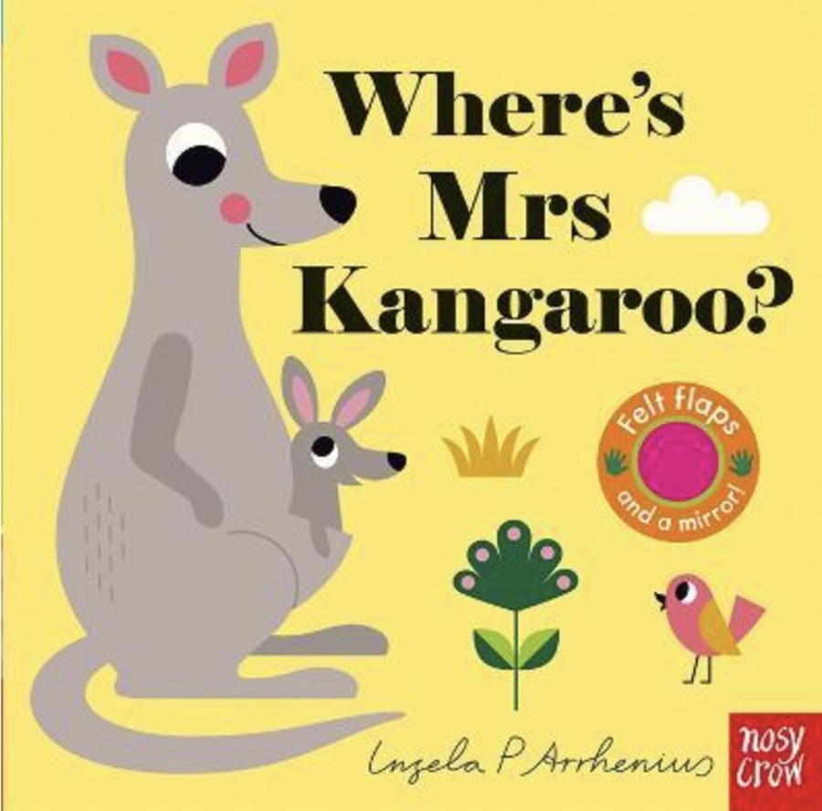 Toys & Activites Book | Where'S Mrs Kangaroo; Felt Flaps Book - Arrhenius Ingela