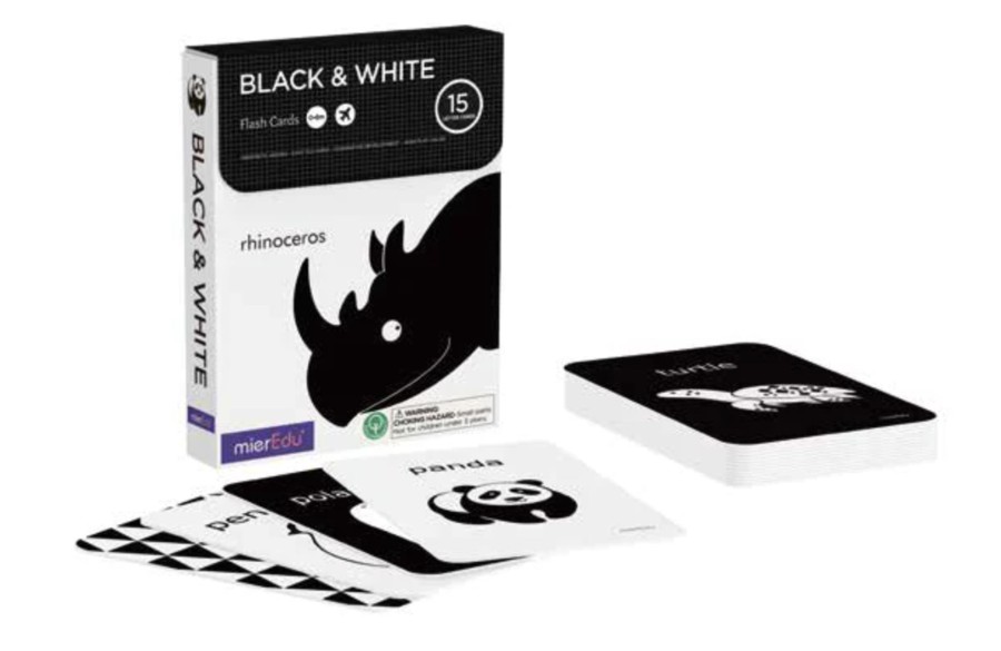 Toys & Activites MierEdu | Flash Cards Black & White