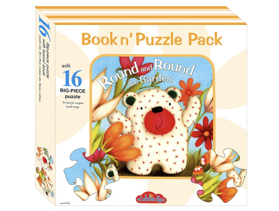 Toys & Activites Brolly Books | Book 'N' Puzzle Pack - Round And Round The Garden