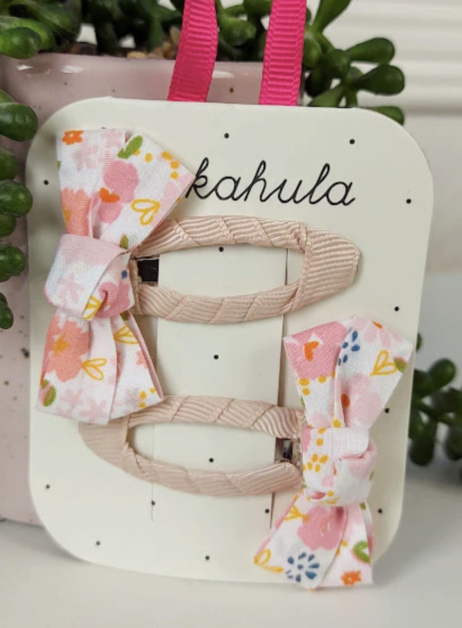 Clothes & Accessories Rockahula | Bloom Twisty Bow Clips