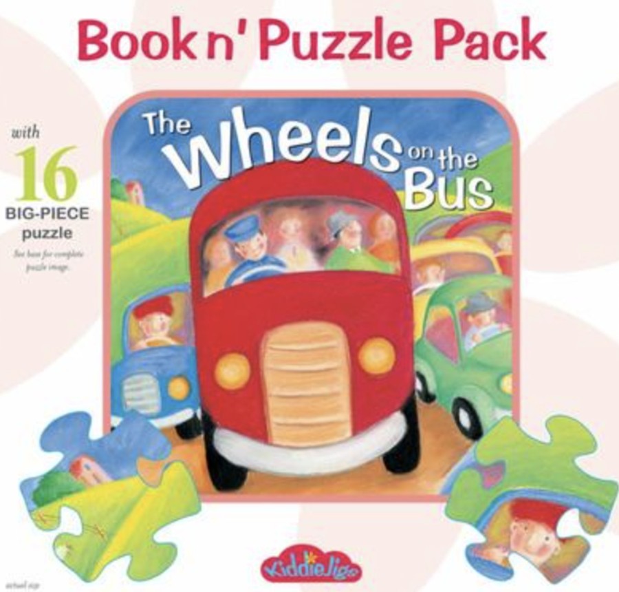 Toys & Activites Brolly Books | Book 'N' Puzzle Pack - Wheels On The Bus