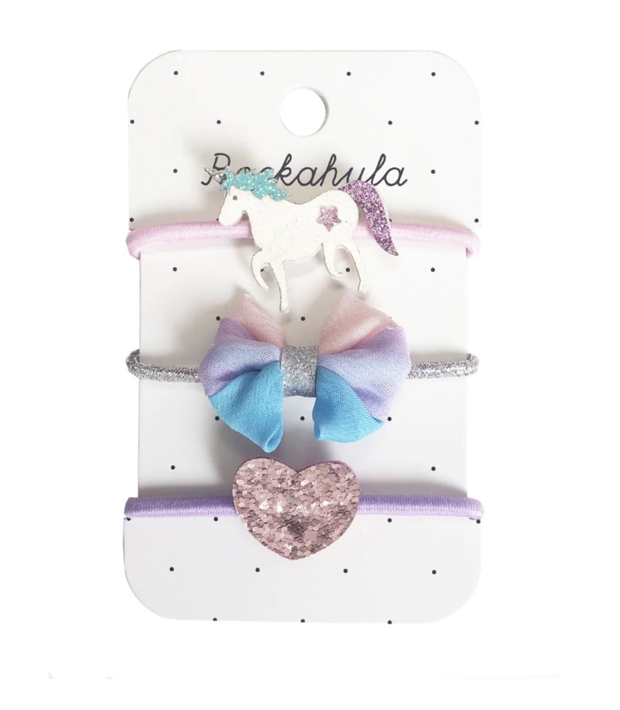 Clothes & Accessories Rockahula | Unicorn Glitter Ponies Hair Elastics