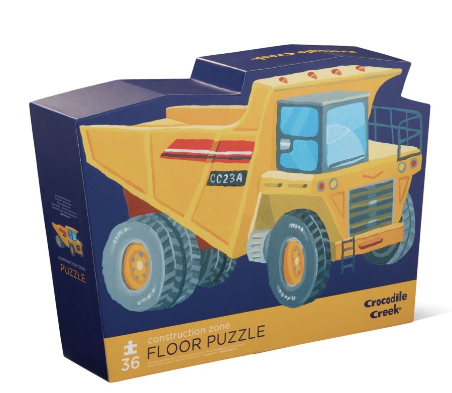 Toys & Activites Crocodile Creek | Floor Puzzle 36Pc; Construction Zone