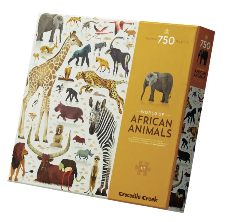 Toys & Activites Crocodile Creek | World Of African Animals - Puzzle 750 Pc