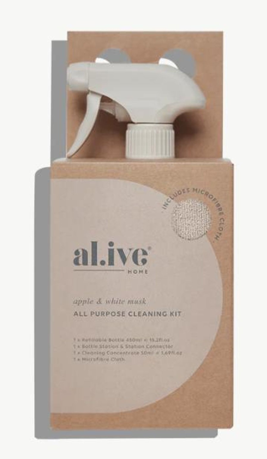 For Mums & Dads al.ive body | All Purpose Cleaning Kit; Apple & White Musk