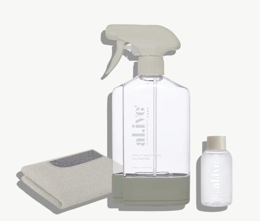 For Mums & Dads al.ive body | All Purpose Cleaning Kit; Apple & White Musk