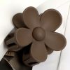 Clothes & Accessories Aquarius Designs | Hair Clip; Daisy Matte Dark Chocolate - Aquarius Designs