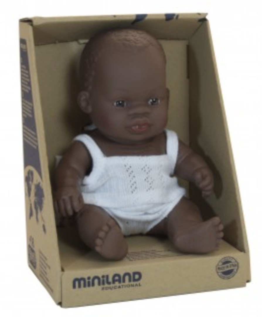 Toys & Activites Miniland | African Girl Doll - 21Cm