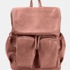 For Mums & Dads OiOi | Faux Leather Nappy Backpack - Dusty Rose