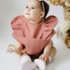 Baby, Kids & Teens Snuggle Hunny Kids | Snuggle Bib; Terracotta Frill - Snuggle Hunny Kids