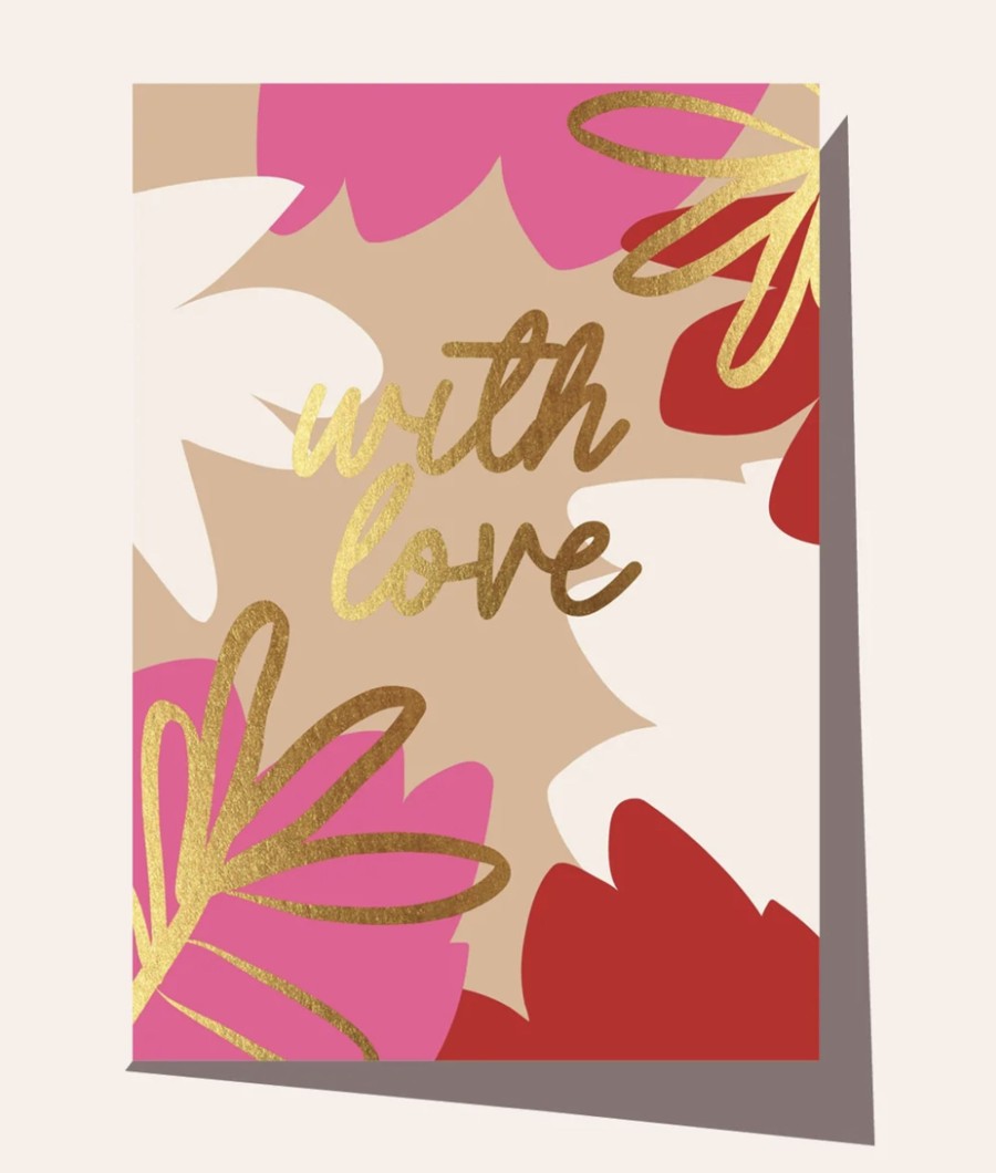 For Mums & Dads Elm Paper | With Love Foliage Greeting Card