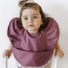 Baby, Kids & Teens Snuggle Hunny Kids | Snuggle Bib; Mauve Frill - Snuggle Hunny Kids