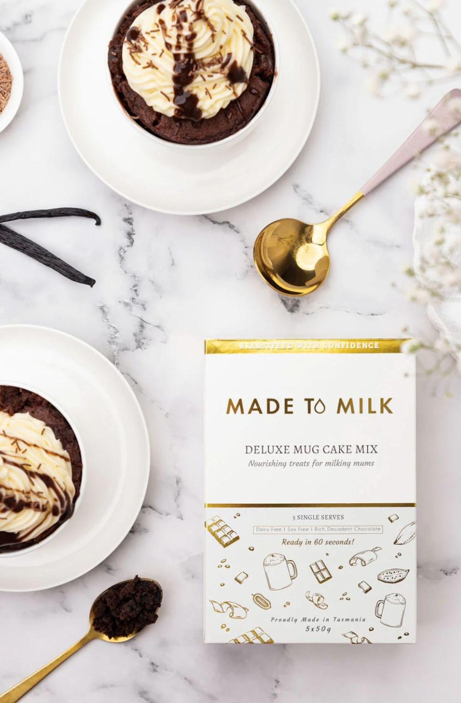 For Mums & Dads Made To Milk | Deluxe Mug Cake Mix