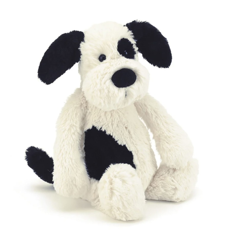 Toys & Activites Jellycat | Bashful Black & Cream Puppy