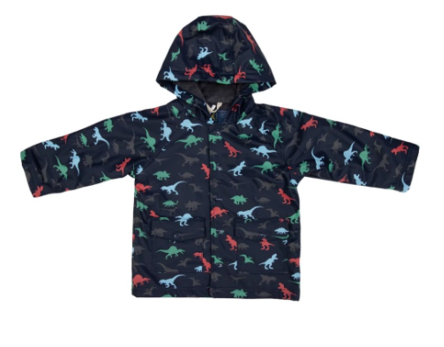 Clothes & Accessories Korango | Dinosaur Raincoat; Navy - Korango