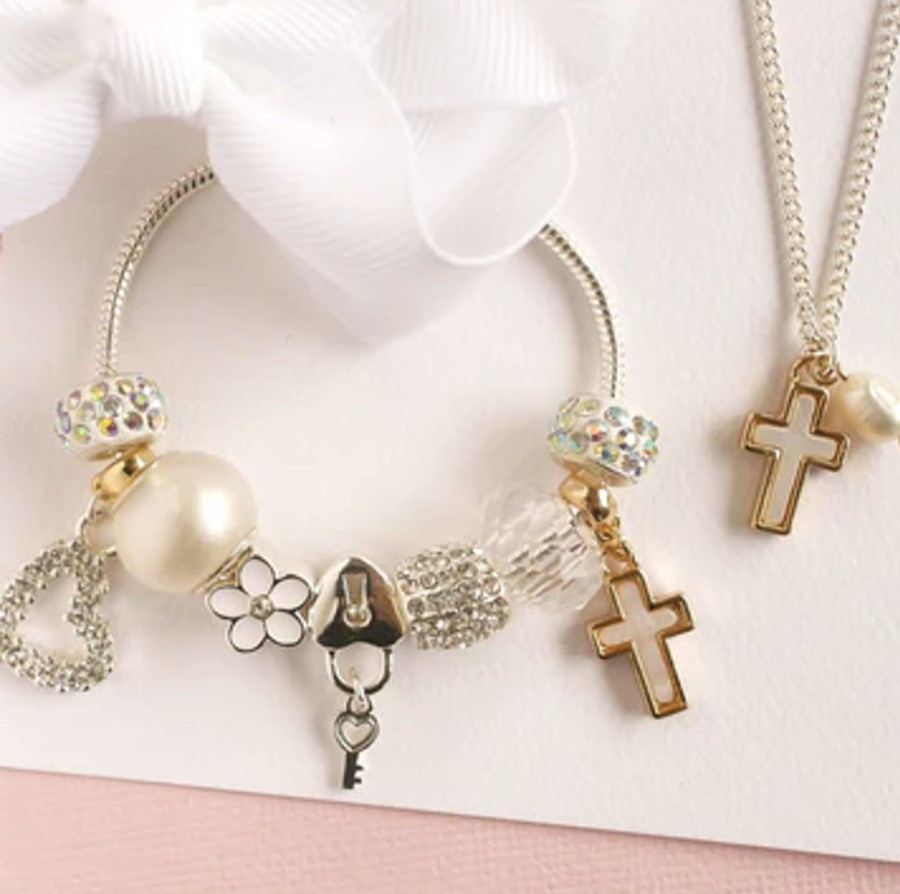 Clothes & Accessories Lauren Hinkley Australia | Charm Bracelet - Cross Charm