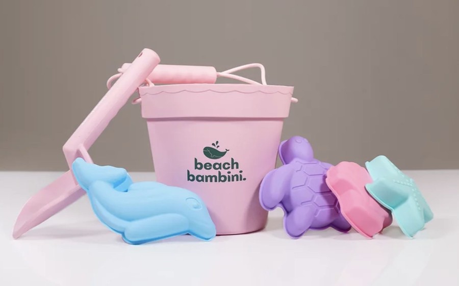 Toys & Activites Beach Bambini | Silicone Bucket & Spade Set - Pink