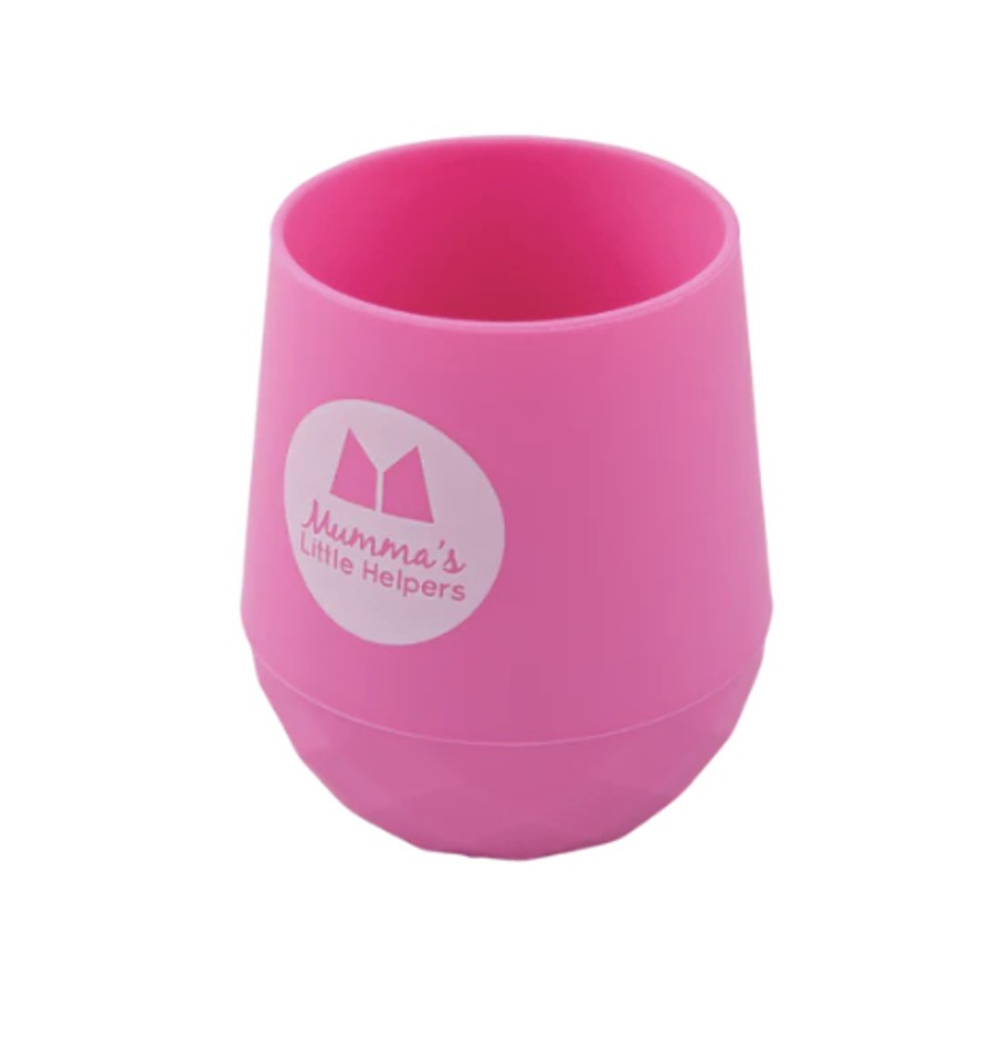 Baby, Kids & Teens Mumma's Little Helpers | Tiny Training Silicone Cup Easy Grip - Pink