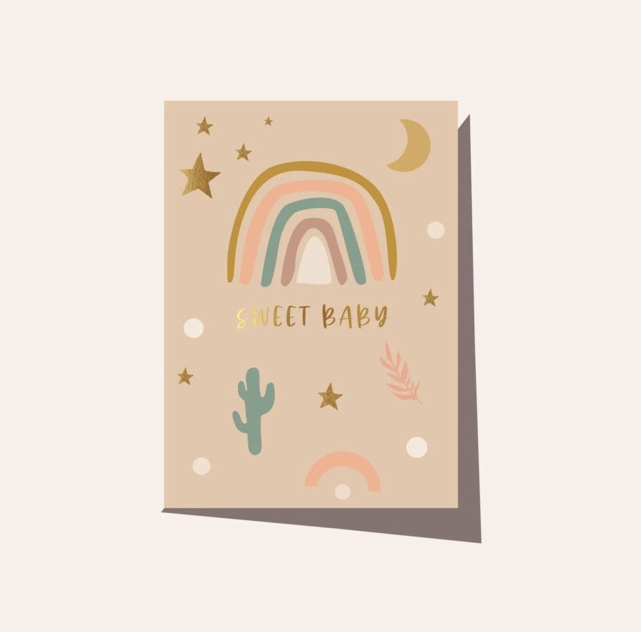 For Mums & Dads Elm Paper | Sweet Baby Boho Greeting Card