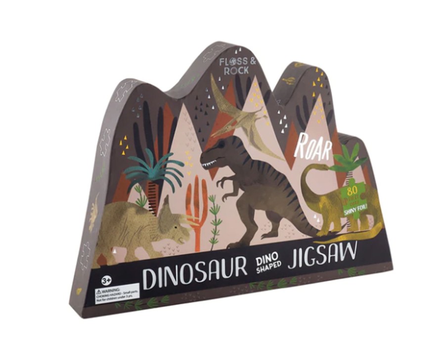 Toys & Activites Floss & Rock | Puzzle 80Pc - Dino