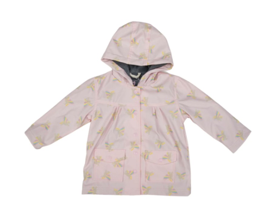 Clothes & Accessories Korango | Flying Unicorn Raincoat; Light Pink - Korango