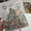 Toys & Activites My Dolly & Friends | Doll Dress; Blue Floral - 38Cm