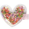 Clothes & Accessories Pink Poppy | Hair Clip; Glitter Shaker Heart