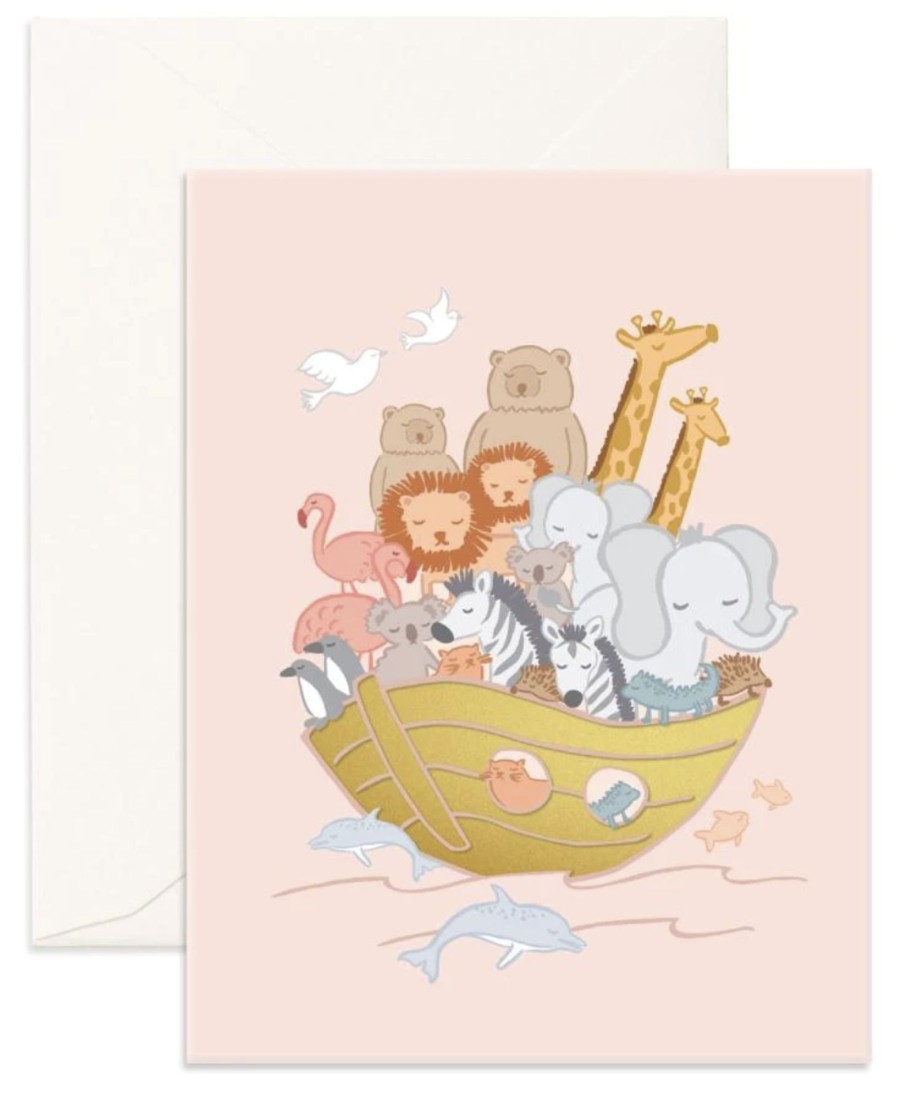 For Mums & Dads Fox & Fallow | Noah'S Ark Greeting Card