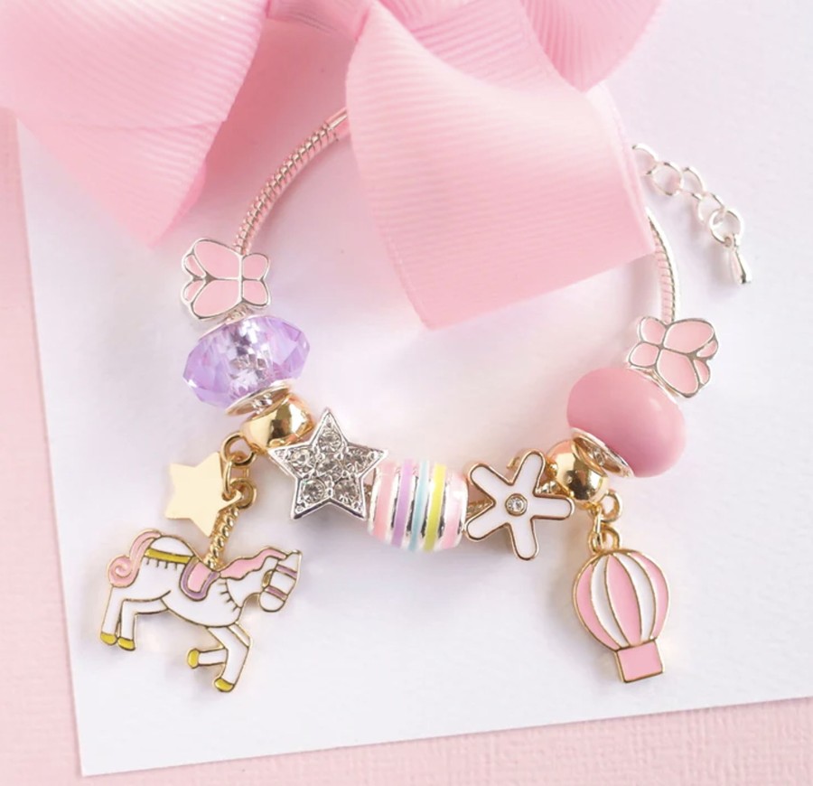 Clothes & Accessories Lauren Hinkley Australia | Charm Bracelet - Unicorn Carousel