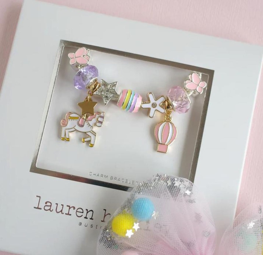 Clothes & Accessories Lauren Hinkley Australia | Charm Bracelet - Unicorn Carousel