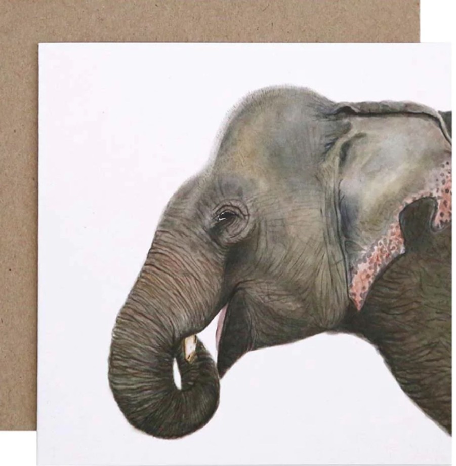 For Mums & Dads For Me By Dee | Elliot The Elephant Greeting Card