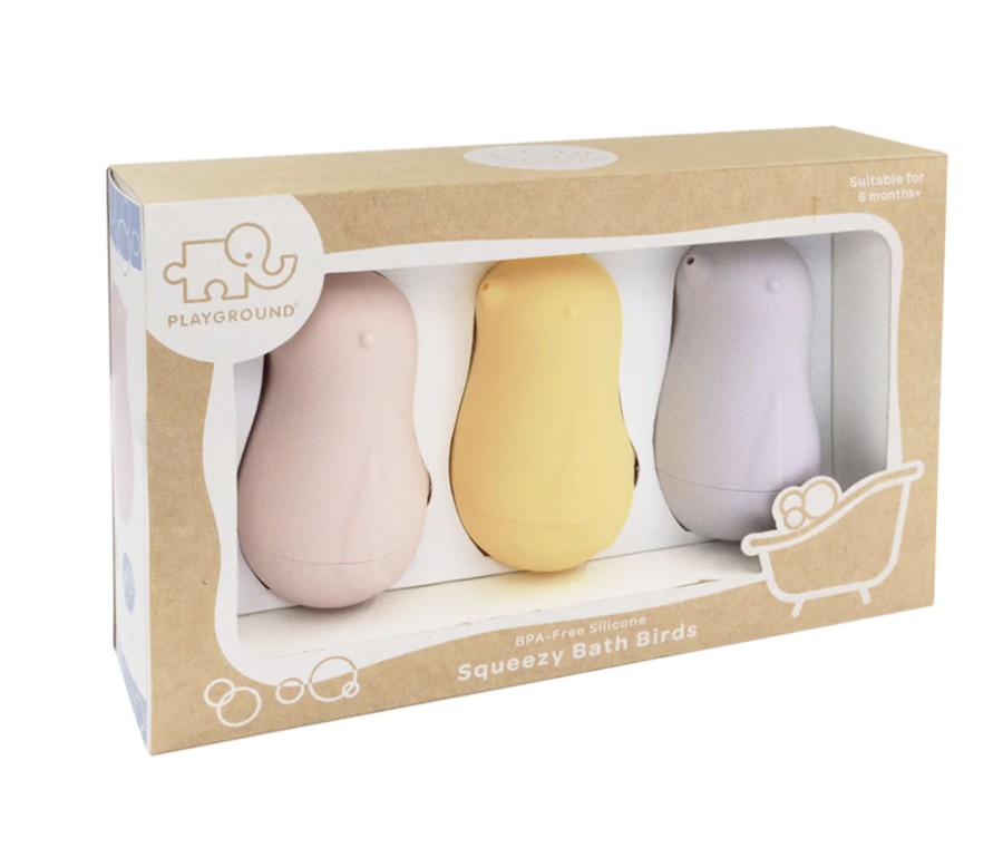 Baby, Kids & Teens Playground | Silicone Squeezy Bath Birds