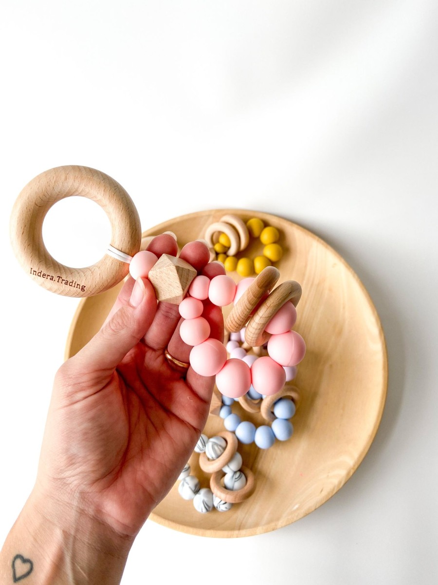 Baby, Kids & Teens Indera.Beads | Waverly Teething Rattle