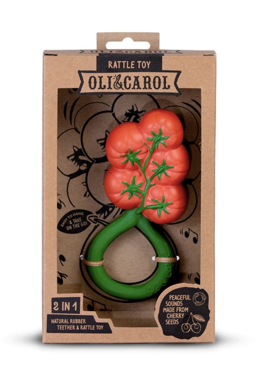 Baby, Kids & Teens Oli & Carol | Tomato Rattle Toy