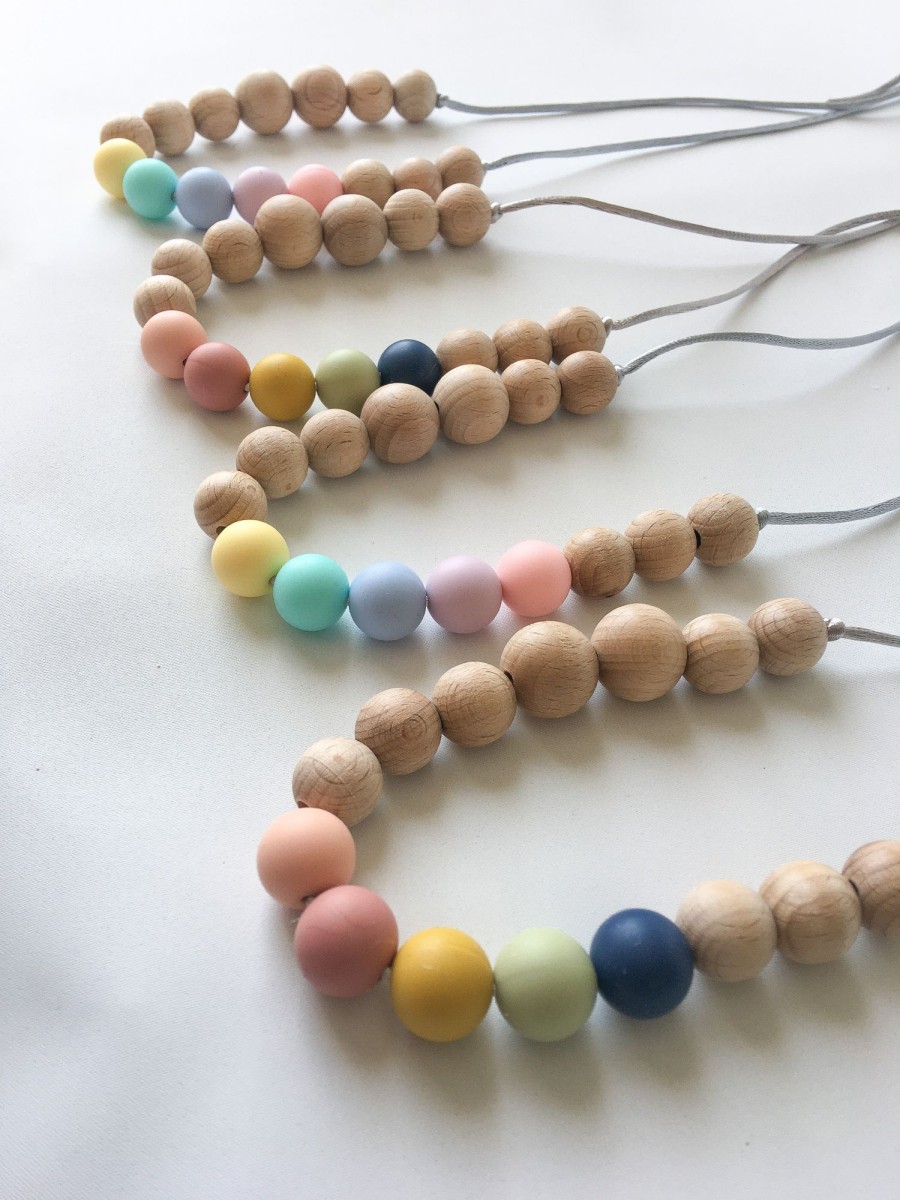 For Mums & Dads Indera.Beads | Rainbow Collection Nursing Necklace