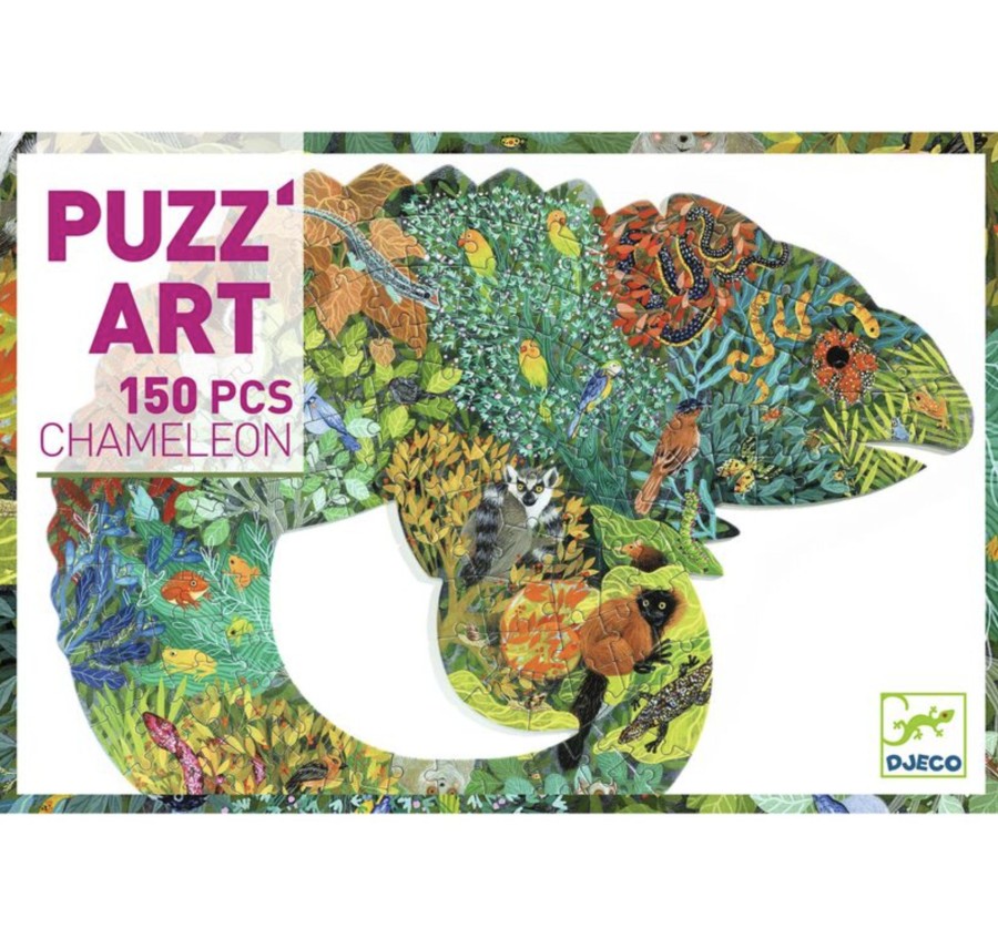 Toys & Activites Djeco | Chameleon 150Pc Art Puzzle