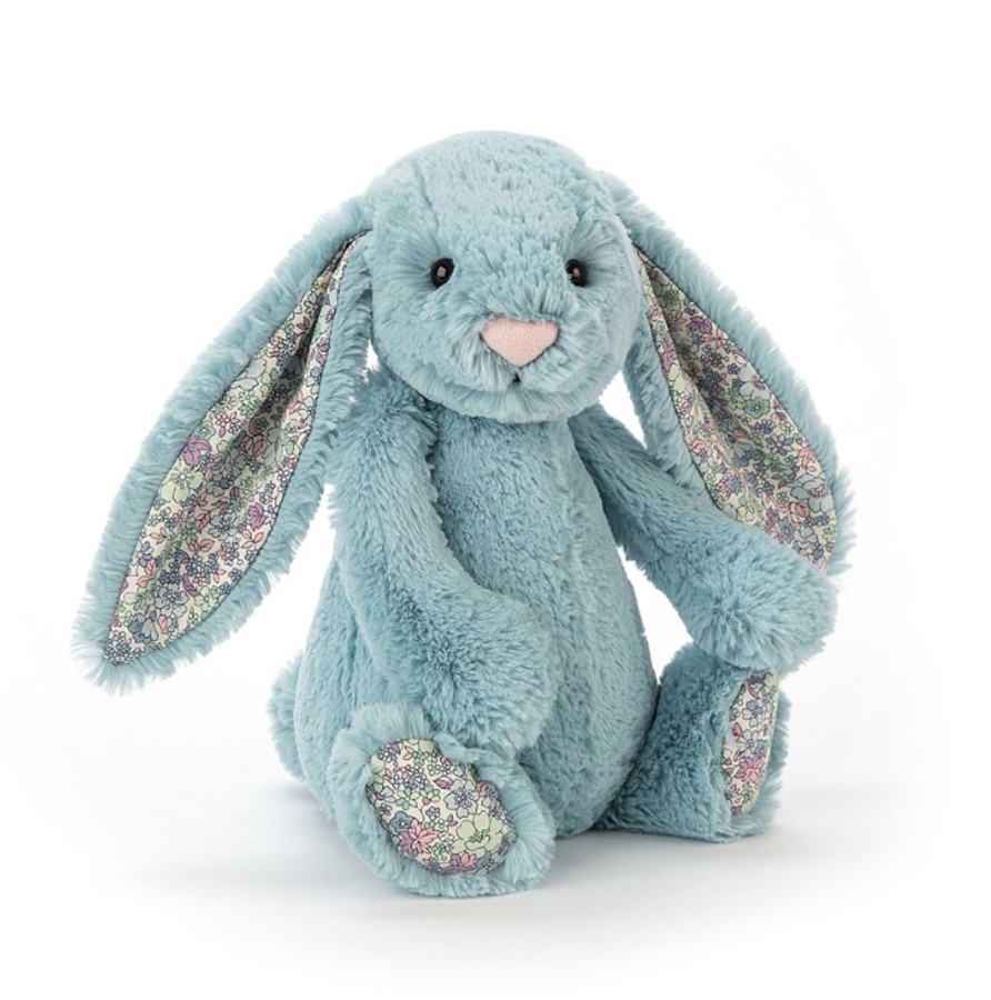 Toys & Activites Jellycat | Bashful Blossom Aqua Bunny