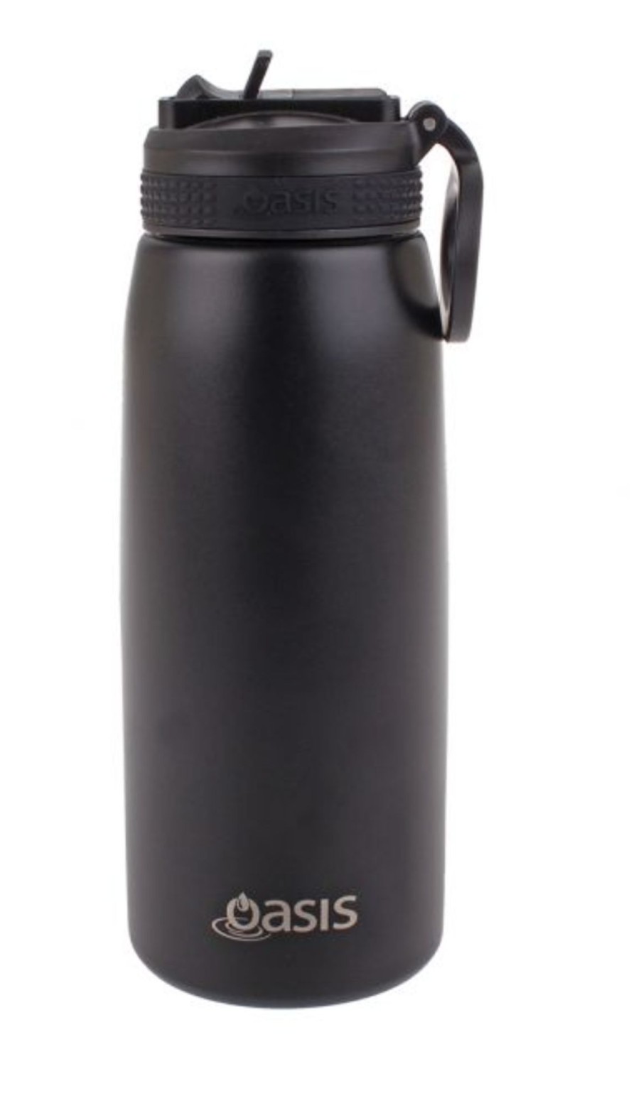 Baby, Kids & Teens Oasis | Insulated Sports Bottle Sipper Straw - Black