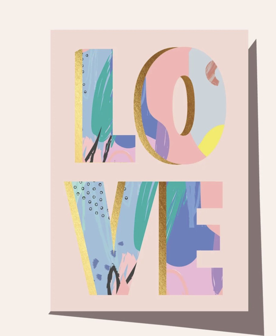 For Mums & Dads Elm Paper | Love Painty Greeting Card