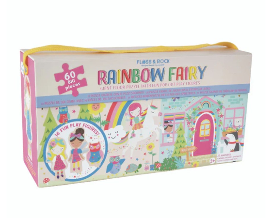 Toys & Activites Floss & Rock | Giant Floor Puzzle 60Pc - Rainbow Fairy